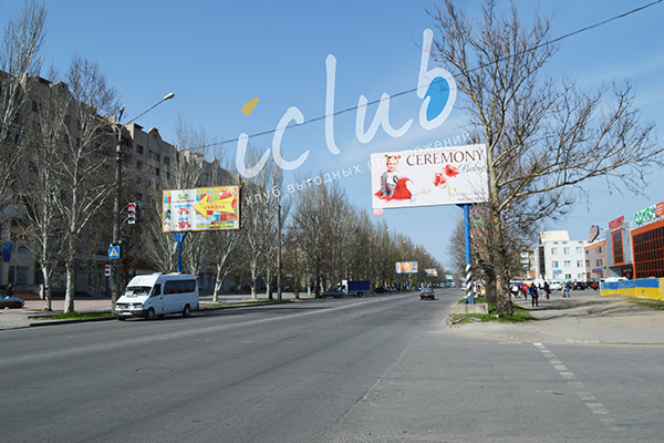 iclub билборды, наружная реклама в мелитополе