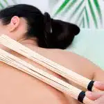 Массаж бамбуковыми палками и вениками